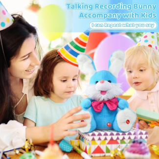 Easter Bunny Stuffed Animals Talking Bunny Plush