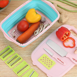 Prime-Shop Multifunctional Space-Saving Cutting Board with Vegetable Cutter Price in Pakistan | LAPTAB