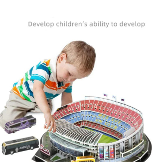 3D Puzzle Soccer Stadium Model - Educational, Easy to Assemble, Eco-Friendly Price in Pakistan | LAPTAB
