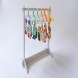 Earring Hanger Rack with 8 Mini Hangers for Organized Jewelry Display Price in Pakistan | LAPTAB