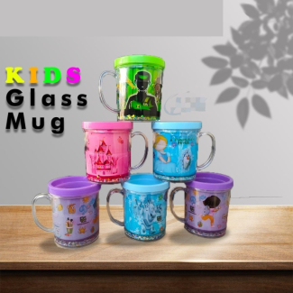 Marvel Cartoon Printed Glitter Gel Mug for Kids - 350ml Double-Walled