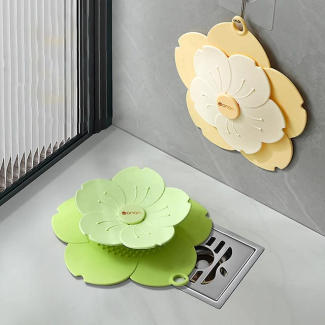 Silicone Flower Shape Drain Hair Catcher for Kitchen and Bathroom Use Price in Pakistan | LAPTAB