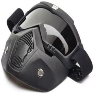 Google Safety Mask for Biking with Detachable Goggles and Air Filtration Price in Pakistan | LAPTAB