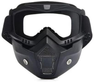 Google Safety Mask for Biking with Detachable Goggles and Air Filtration Price in Pakistan | LAPTAB