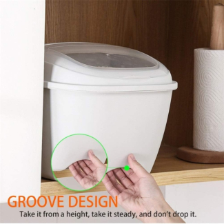 10KG Flip Cover Sealed Multi-function Rice Bucket with Storage Design Price in Pakistan | LAPTAB