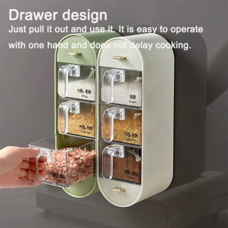 Wall Mounted Spice Organizer - 5 Layer Kitchen Storage Solution Price in Pakistan | LAPTAB