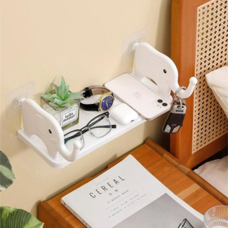 Multifunctional Elephant Shape Wall Mounted Storage Shelf for Home Decor Price in Pakistan | LAPTAB
