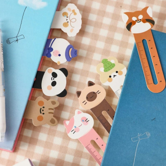 Cute Bear Cartoon Animal Bookmark and Mini Ruler for Kids Price in Pakistan | LAPTAB