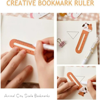Cute Bear Cartoon Animal Bookmark and Mini Ruler for Kids Price in Pakistan | LAPTAB