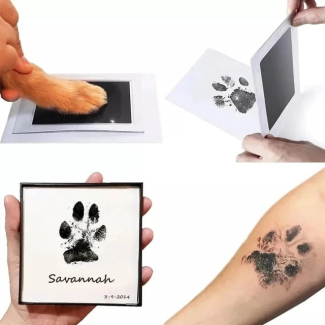 Baby Handprint and Footprint Photo Frame with Clean-Touch Ink Pad Price in Pakistan | LAPTAB