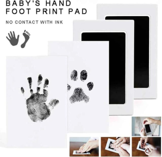 Baby Handprint and Footprint Photo Frame with Clean-Touch Ink Pad Price in Pakistan | LAPTAB