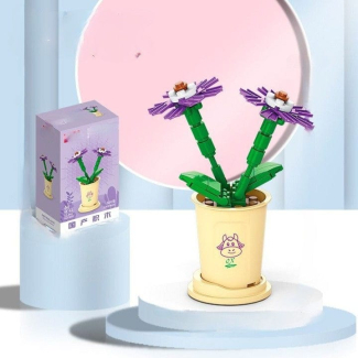 dOvOb Flower Bouquet Potted Building Block Set - 12 Customizable Plants Price in Pakistan | LAPTAB