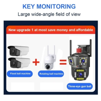 4MP Dual Screen Color Night Vision Camera with Motion Tracking and Alerts Price in Pakistan | LAPTAB