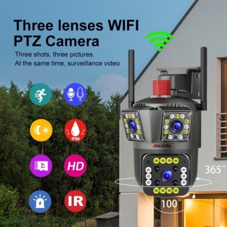4MP Dual Screen Color Night Vision Camera with Motion Tracking and Alerts Price in Pakistan | LAPTAB