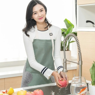 Hand Wiping Waterproof Kitchen Apron with Side Towels for Easy Drying Price in Pakistan | LAPTAB