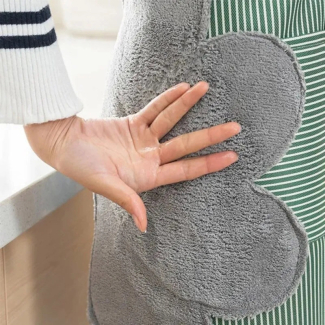 Hand Wiping Waterproof Kitchen Apron with Side Towels for Easy Drying Price in Pakistan | LAPTAB