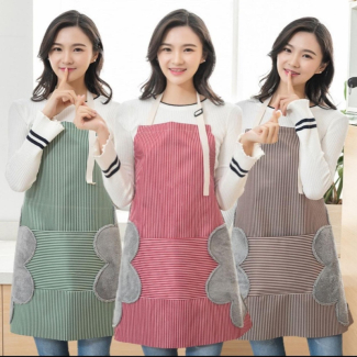 Hand wiping Waterproof Kitchen Apron