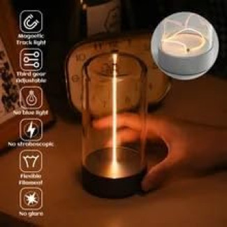 Mini Magnetic LED Desk Lamp - Cordless, Rechargeable, Adjustable Brightness Price in Pakistan | LAPTAB