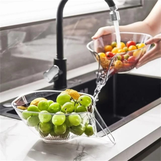Drainage Basket Funnel for Easy Washing of Fruits and Vegetables Price in Pakistan | LAPTAB