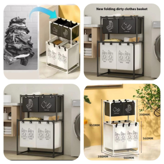 Folding Dirty Clothes Basket