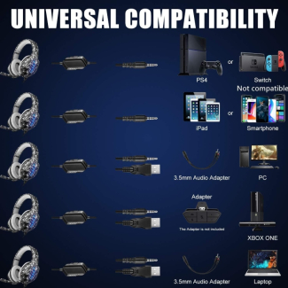 Onikuma K1B PRO Camo Grey Stereo Gaming Headset with Noise Cancellation Price in Pakistan | LAPTAB