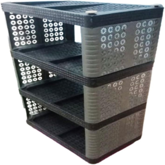 3 Shelf Plastic Standing Rack for Kitchen and Office Storage Solutions Price in Pakistan | LAPTAB