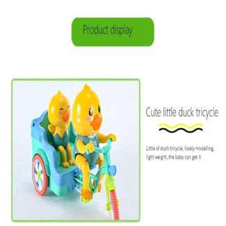 Battery Operated Funny Duck Auto Rickshaw Tricycle Toy for Kids Price in Pakistan | LAPTAB