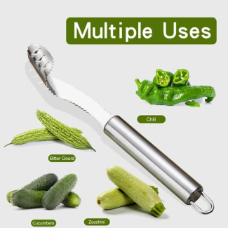 Vegetable Cutter and Seed Remover - Multi-Functional Kitchen Tool Price in Pakistan | LAPTAB