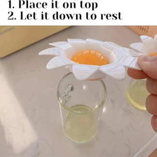 Daisy Plastic Egg Separator - Flower-Shaped Yolk and White Separator Price in Pakistan | LAPTAB