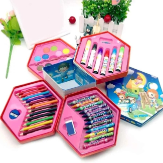 46 Pcs Set of Painting Pencil Water Colored Marker Pen