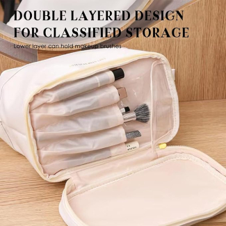 Ladies Cosmetic Travel Bag with Compartments for Organized Travel Price in Pakistan | LAPTAB