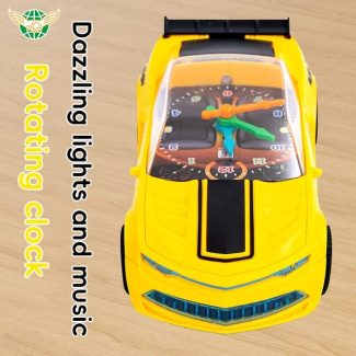 Electric Car Toy with Clock, Lights, and Sounds for Safe Play Price in Pakistan | LAPTAB