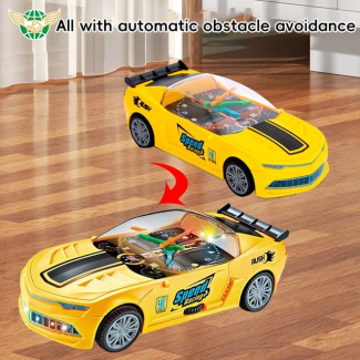 Electric Car Toy with Clock, Lights, and Sounds for Safe Play Price in Pakistan | LAPTAB