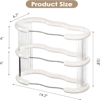 Makeup Organizer Shelf for Vanity Storage with Adjustable Transparent Layers Price in Pakistan | LAPTAB