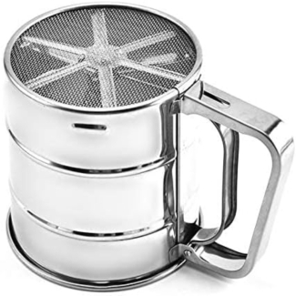Stainless Steel Flour Strainer for Easy, Mess-Free Sifting of 3 Cups Price in Pakistan | LAPTAB