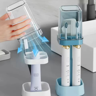 Lamp Style Toothbrush Storage Case with Gargle Cup and Stable Base Price in Pakistan | LAPTAB