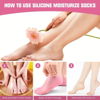 Silicone Gel Moisturizing Socks for Soft, Nourished Feet at Home Price in Pakistan | LAPTAB