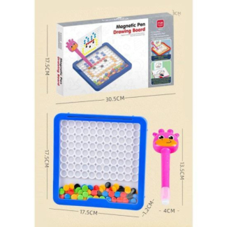KIDS Magnetic Bounty Pen Drawing Board with Beads and Picture Cards Price in Pakistan | LAPTAB