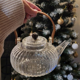 Heat Resistant Japanese Style Glass Teapot with Filter Spout Price in Pakistan | LAPTAB