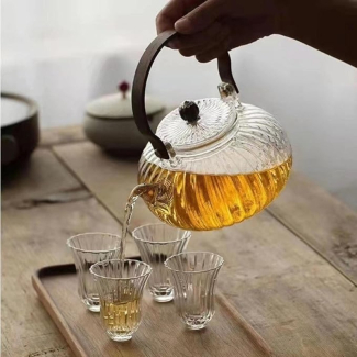 Heat Resistant Japanese Style Glass Teapot with Filter Spout Price in Pakistan | LAPTAB