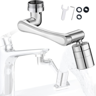 Rotating Faucet Extender Aerator with Dual Water Flow Modes Price in Pakistan | LAPTAB