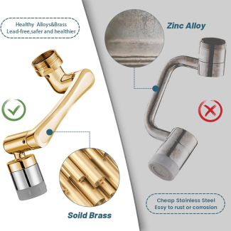 Rotating Faucet Extender Aerator with Dual Water Flow Modes Price in Pakistan | LAPTAB