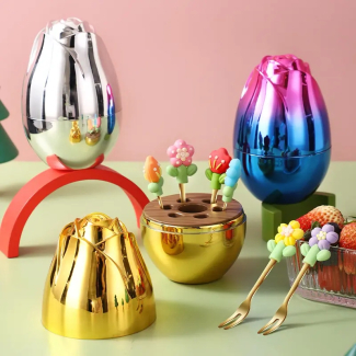 Egg Spoon Multi Flatware Set - Elegant Steel Cutlery for Dining and Desserts Price in Pakistan | LAPTAB