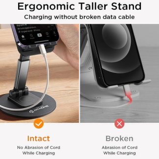 360 Rotatable Height Adjustable Foldable Phone Stand for All Smartphones Price in Pakistan | LAPTAB