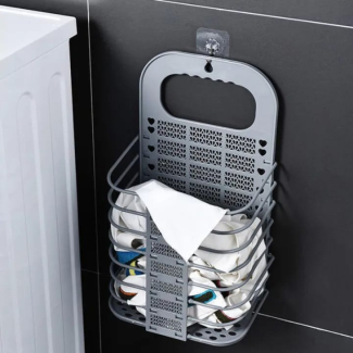 Foldable Wall-Mounted Laundry Basket - Multifunctional Storage Organizer Price in Pakistan | LAPTAB