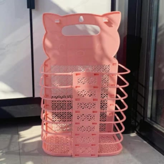 Foldable Wall-Mounted Laundry Basket - Multifunctional Storage Organizer Price in Pakistan | LAPTAB