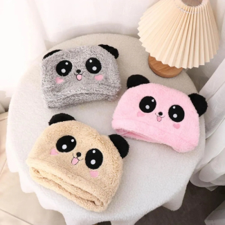 Winter Kids Hat Scarf Set - Cute Cartoon Panda Design for Ages 2-8 Price in Pakistan | LAPTAB