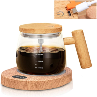 Self Stirring Mug 400ML - Battery Operated Mixing Cup for Beverages