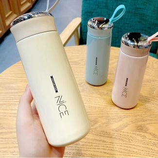 Portable 400ml BPA-Free Glass Water Bottle with Wide Mouth Design Price in Pakistan | LAPTAB