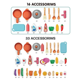 Kitchen Set with Cooking Accessories for Kids - Safe Role-Playing Fun Price in Pakistan | LAPTAB